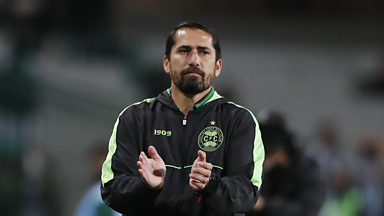 Morínigo, técnico do Coritiba Morínigo, técnico do Coritiba