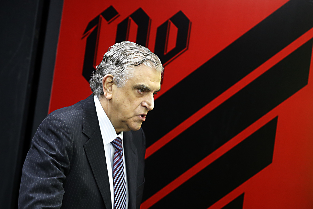 Mario Celso Petraglia, presidente do Athletico. Foto: Albari Rosa/Arquivo/Gazeta do Povo Mario Celso Petraglia, presidente do Athletico. Foto: Albari Rosa/Arquivo/Gazeta do Povo