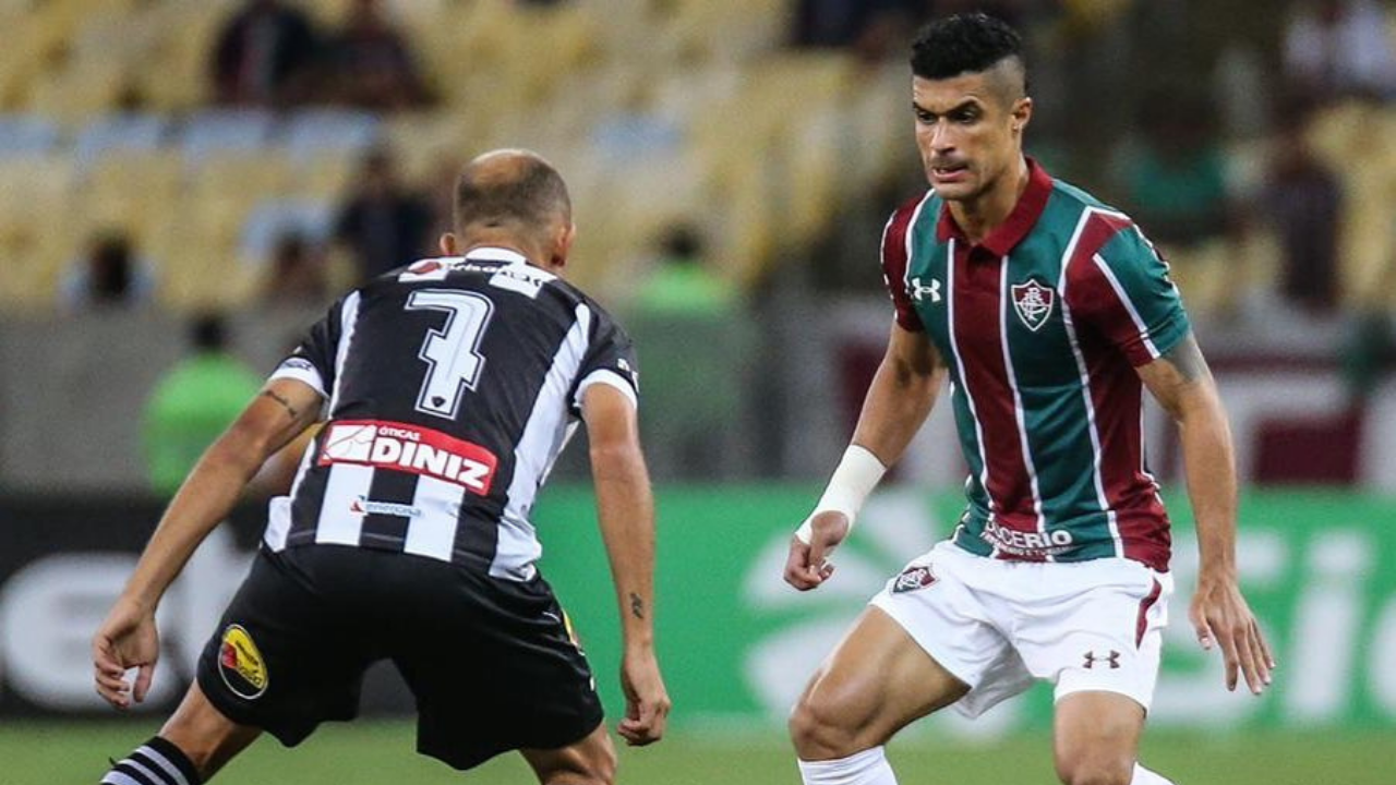 Último jogo de Egídio no Flu foi em setembro. Foto: Divulgação/Fluminense Último jogo de Egídio no Flu foi em setembro. Foto: Divulgação/Fluminense