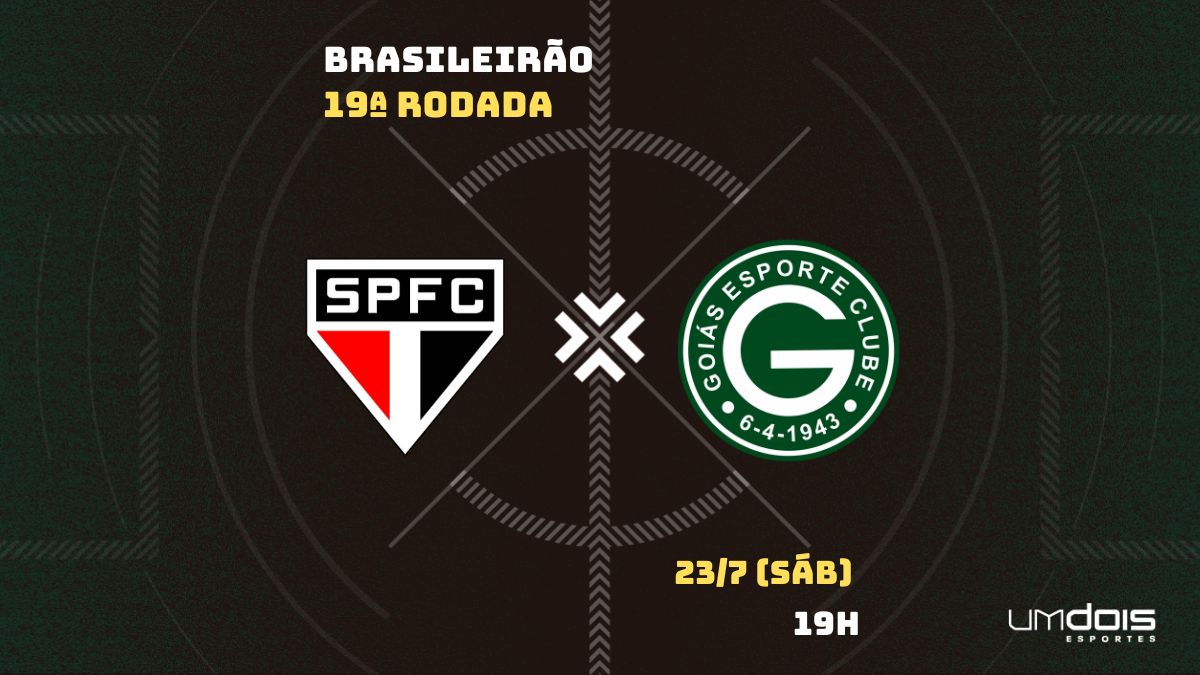 São Paulo x Goiás veja onde assistir ao vivo, horário, escalações e arbitragem capa