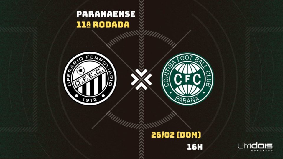 Operário x Coritiba | onde assistir, horário, escalações e arbitragem