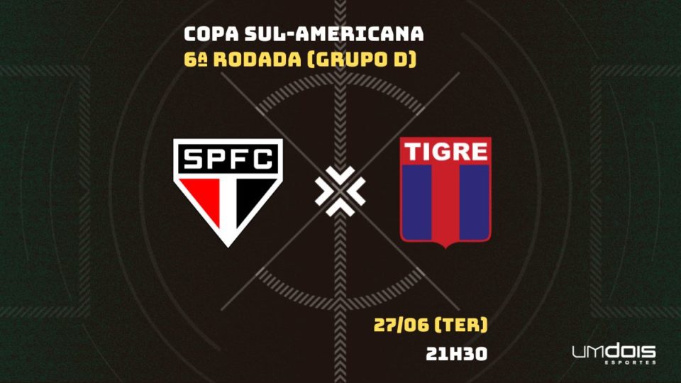São Paulo x Tigre Escalações prováveis, como assistir, data e horário São Paulo x Tigre Escalações prováveis, como assistir, data e horário