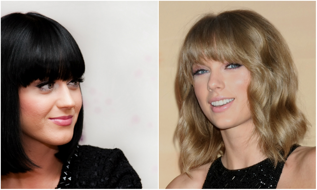 Katti Perry e Taylor Swift, montagem com fotos Bigstock.
