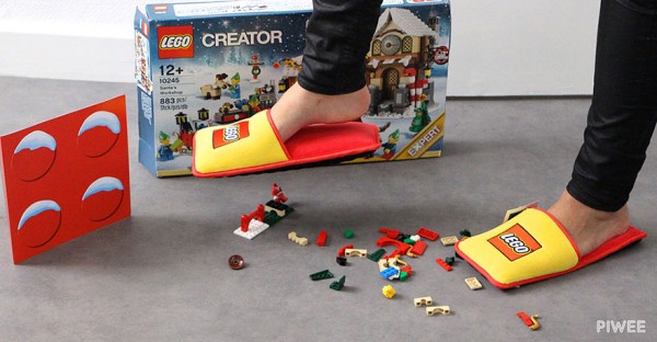 LEGO desenvolve pantufas "anti-lego" à prova de acidentes
