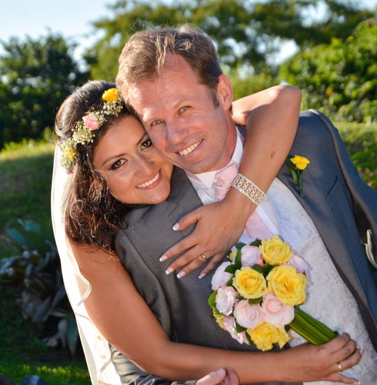 Diana e Walério tiveram a experiência do amor à primeira vista, em Bogotá, na Colômbia. Foto: Fran Sambay Fotografia.