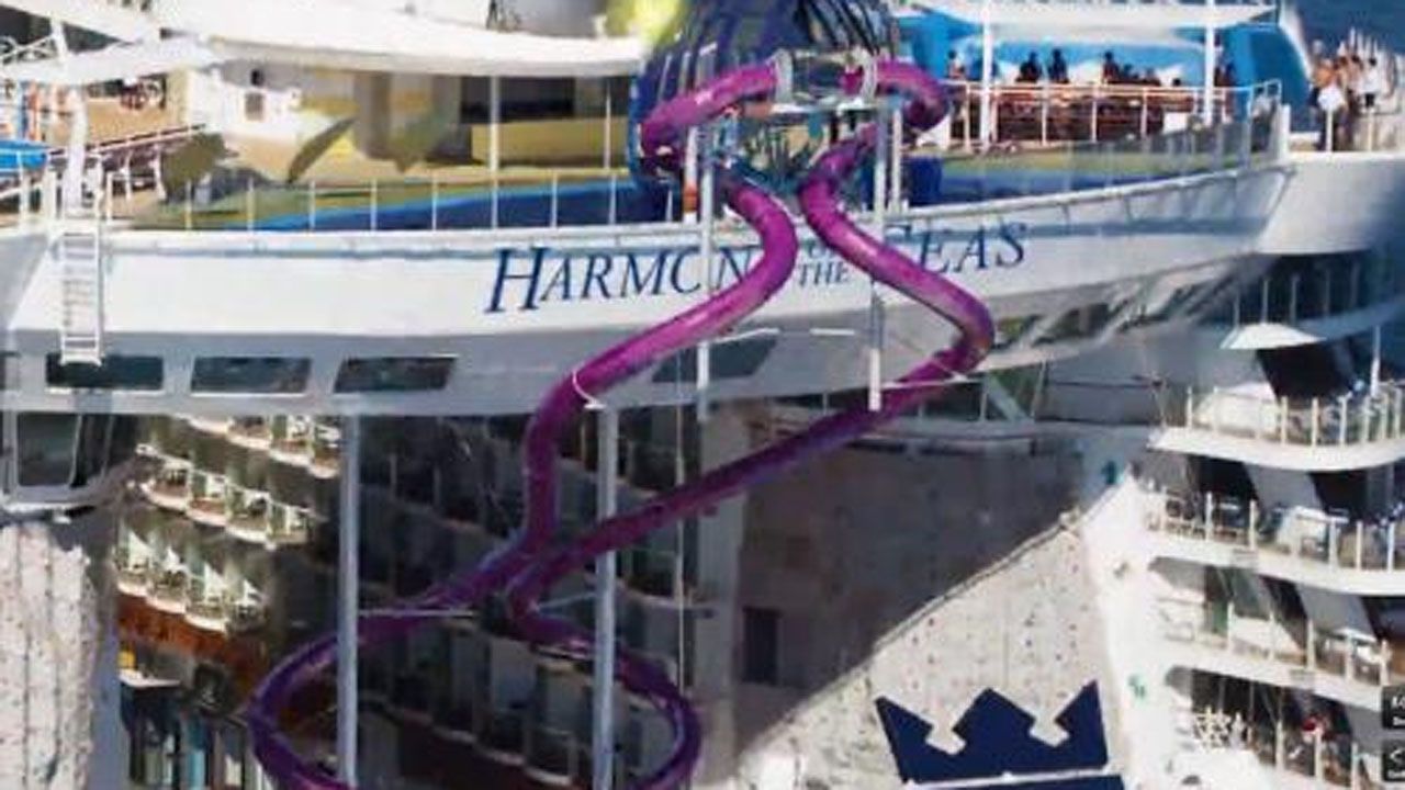 Maior navio do mundo faz viagem de teste antes da inauguração em maio Maior navio do mundo faz viagem de teste antes da inauguração em maio
