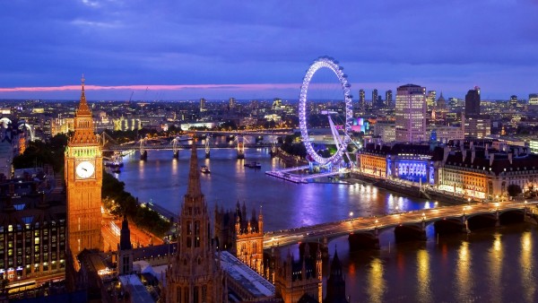 10 destinos mais procurados no mundo, segundo o TripAdvisor A capital britânica e suas famosas atrações, como o Big Ben e a roda gigante London Eye. Foto: divulgação