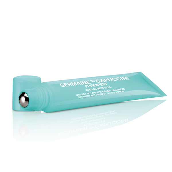 Gel Secativo Purexpert, da Germaine de Capuccini. O produto é um tratamento pontual para lesões de acne, com aplicador roll-on que maximiza sua ação e conta com ácido salicílico. Valor R$ 55. Foto: Divulgação Gel Secativo Purexpert, da Germaine de Capuccini. O produto é um tratamento pontual para lesões de acne, com aplicador roll-on que maximiza sua ação e conta com ácido salicílico. Valor R$ 55. Foto: Divulgação
