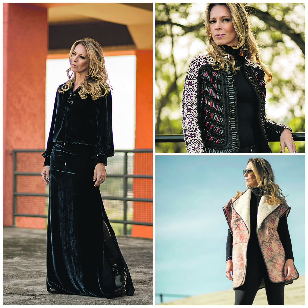 Coletes, veludos e casacos: tudo pronto para enfrentar o inverno (Foto: Fernando Zequinão / Gazeta do Povo)