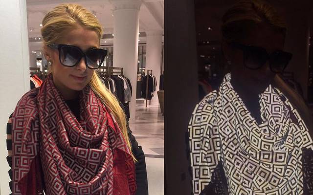 A socialite Paris Hilton já está se escondendo dos paparazzis com o ISHU. Foto: Divulgação