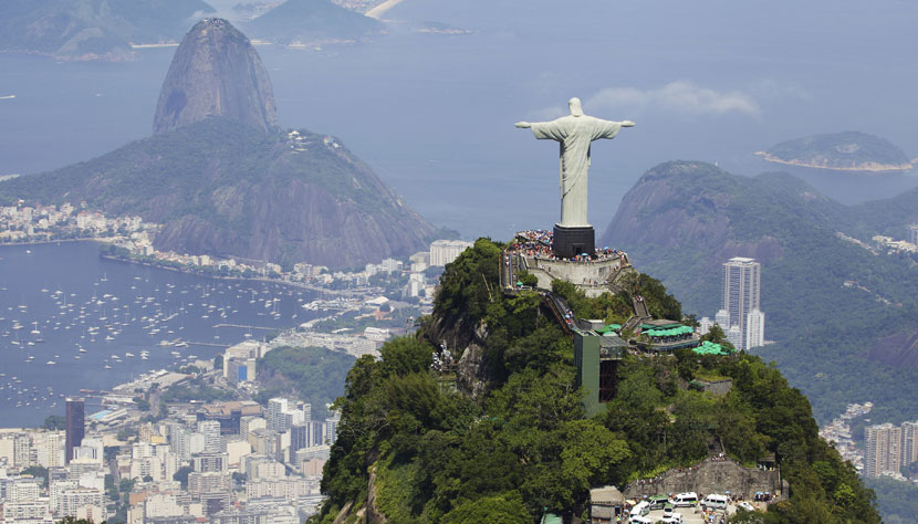 O Cristo Redentor, cartão postal do Rio de Janeiro. Foto: Thinkstock