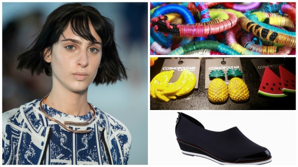 Cinco acessórios “objetos de desejo” do Minas Trend para se inspirar Colares em cobre, sapatos em lycra, pulseiras em corda e brincos em acrílico. Veja o que é tendência no Minas Trend