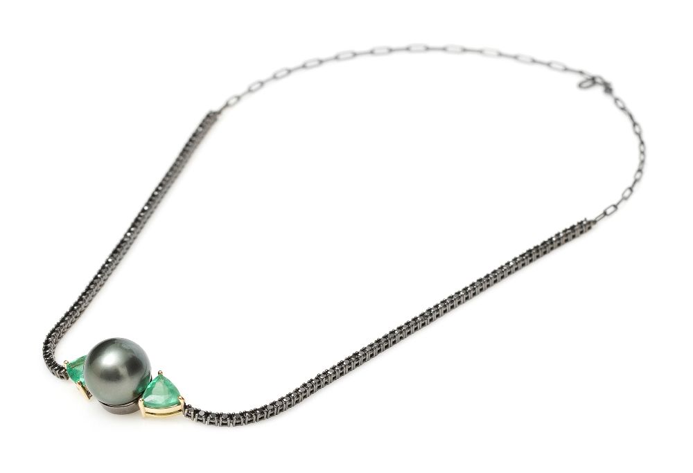 Choker Lilly pérola negra Tahiti. Foto: Divulgação Choker Lilly pérola negra Tahiti. Foto: Divulgação
