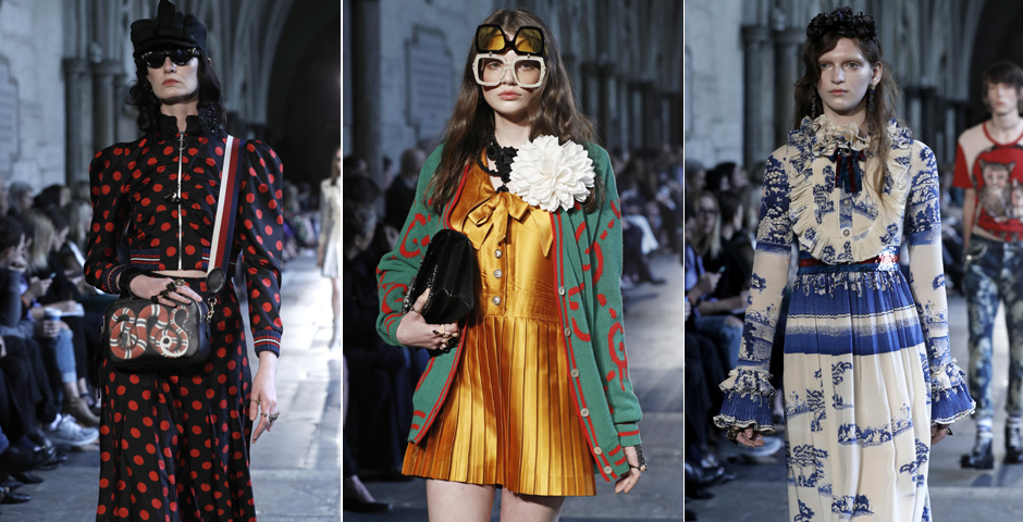 Desfile da marca italiana. Fotos: Reprodução.