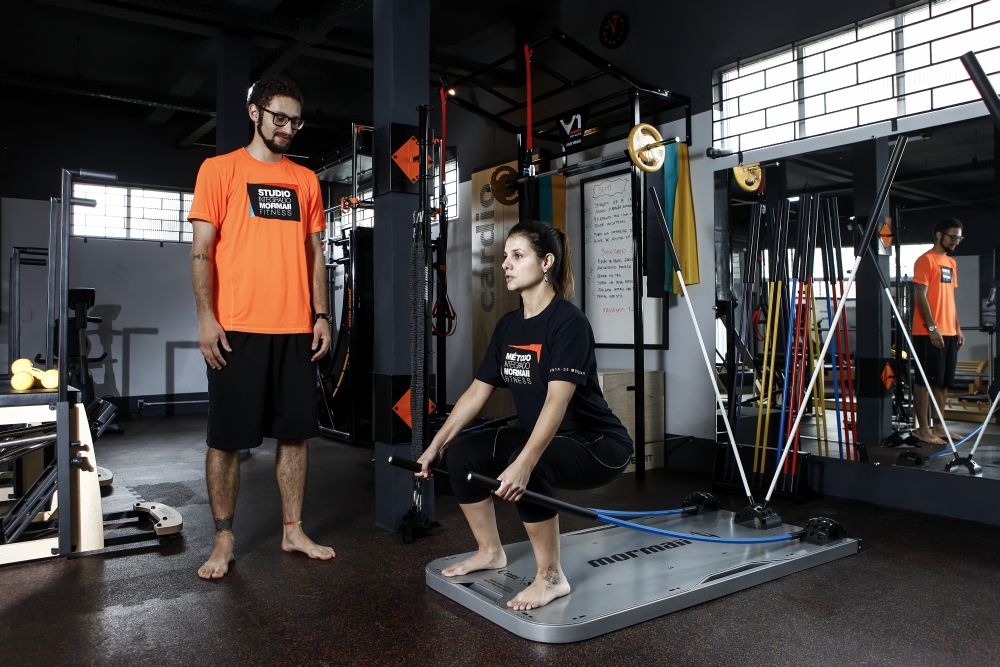 Aula na academia da Mormaii em Curitiba. Foto: André Rodrigues / Gazeta do Povo