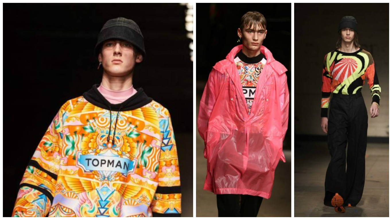 Desfile foi marcado pela Influência da cena dos clubes e pubs londrinos nos anos 90. Fotos: AFP