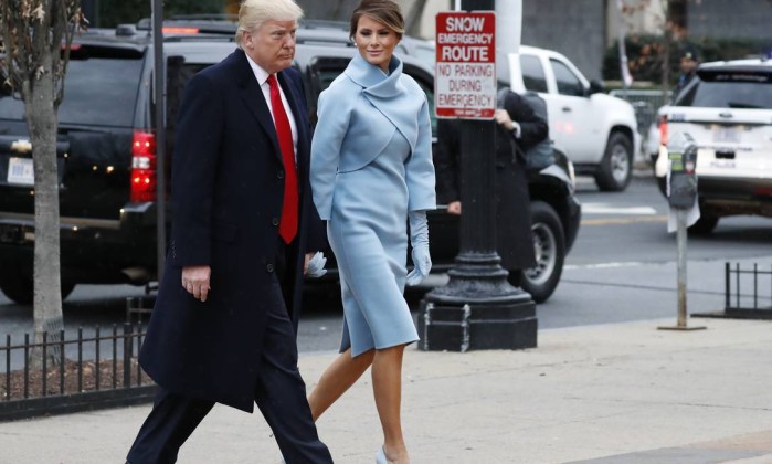 Trump e Melania. Foto: Reprodução. 