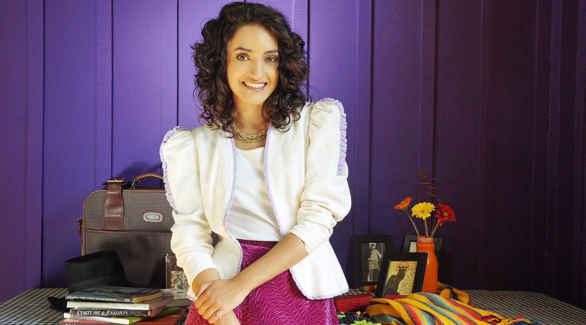 Hellen Albuquerque usa peças de brechó. Foto: Fran Machoski. 