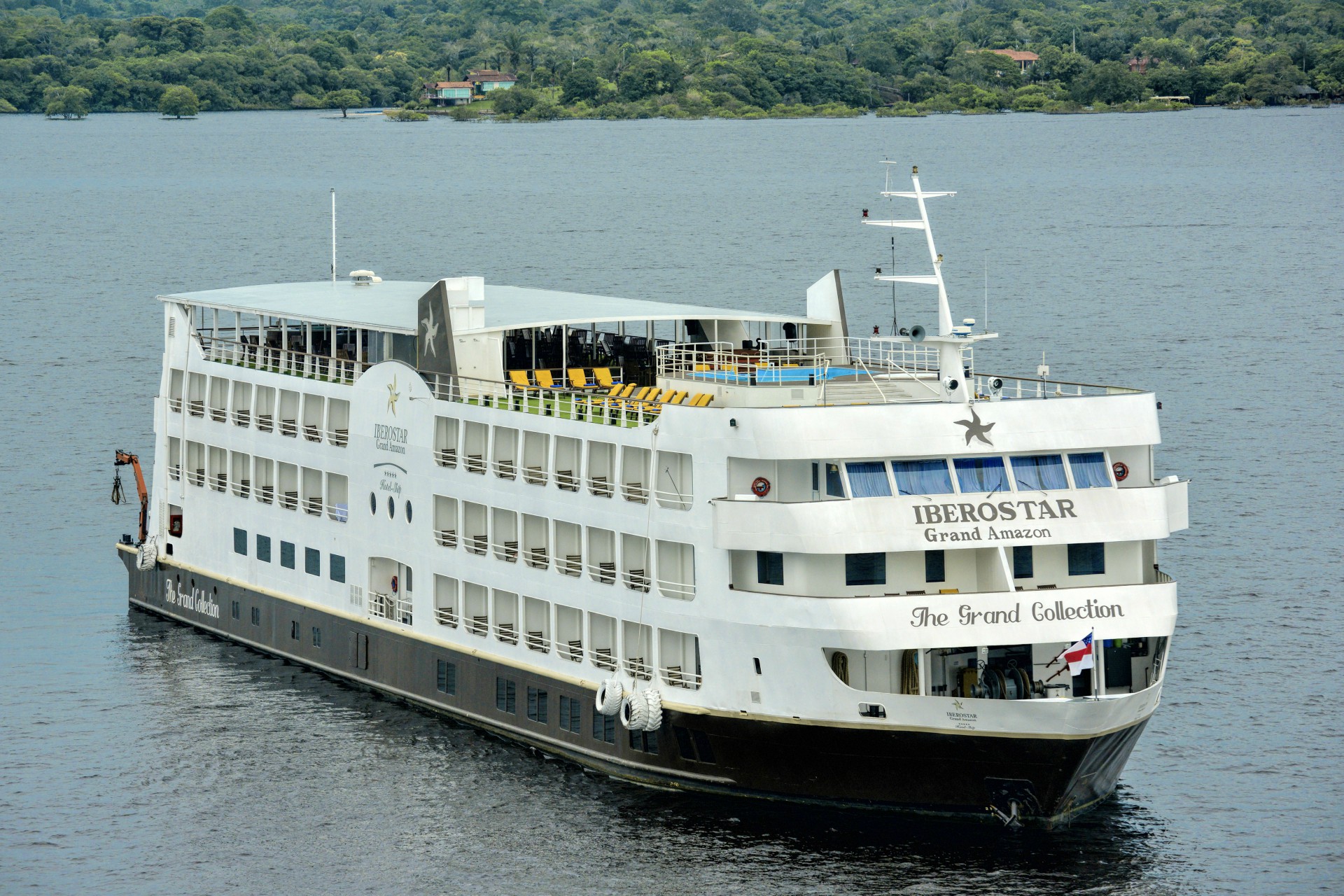 O navio Iberostar Grand Amazon foi a primeira operação da Iberostar no Brasil, em 2005. Foto: Divulgação