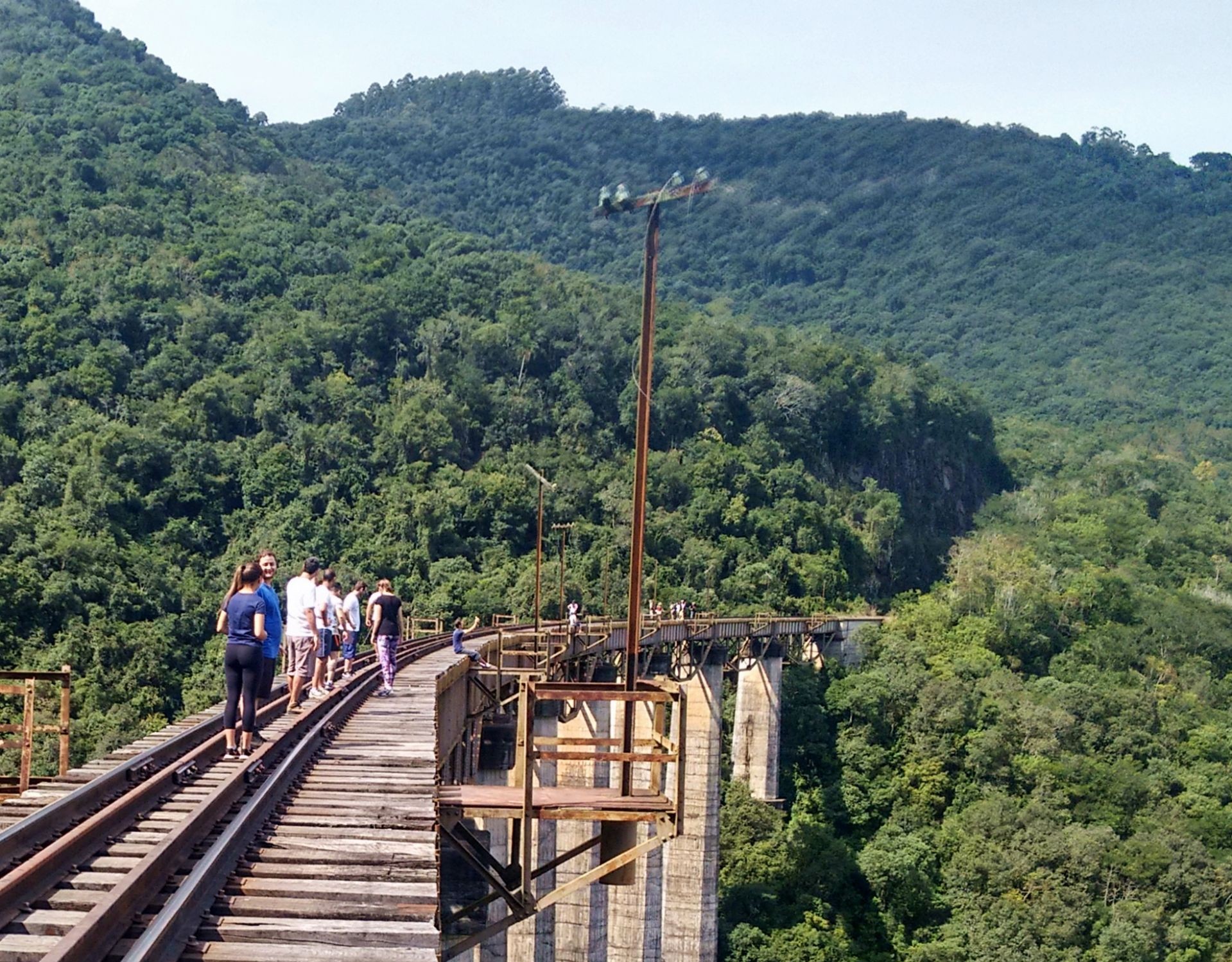 Viaduto 13 está localizado na cidade de Vespasiano Corrêa, no Rio Grande do Sul (Foto: Reprodução)