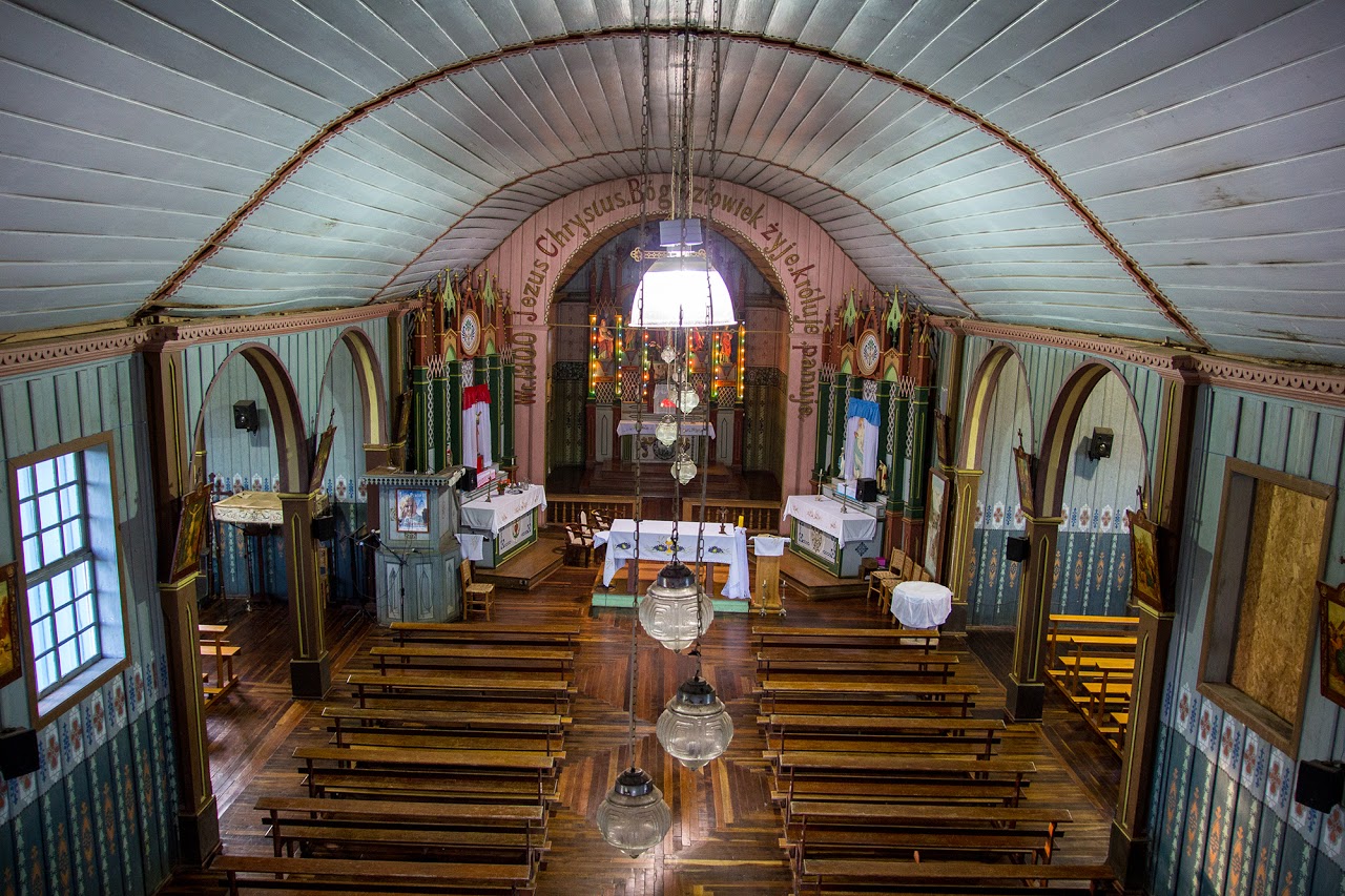 Igreja centenária polonesa Água Branca, um dos destinos do passeio. Foto: Larissa Drabeski/Divulgação Igreja centenária polonesa Água Branca, um dos destinos do passeio. Foto: Larissa Drabeski/Divulgação