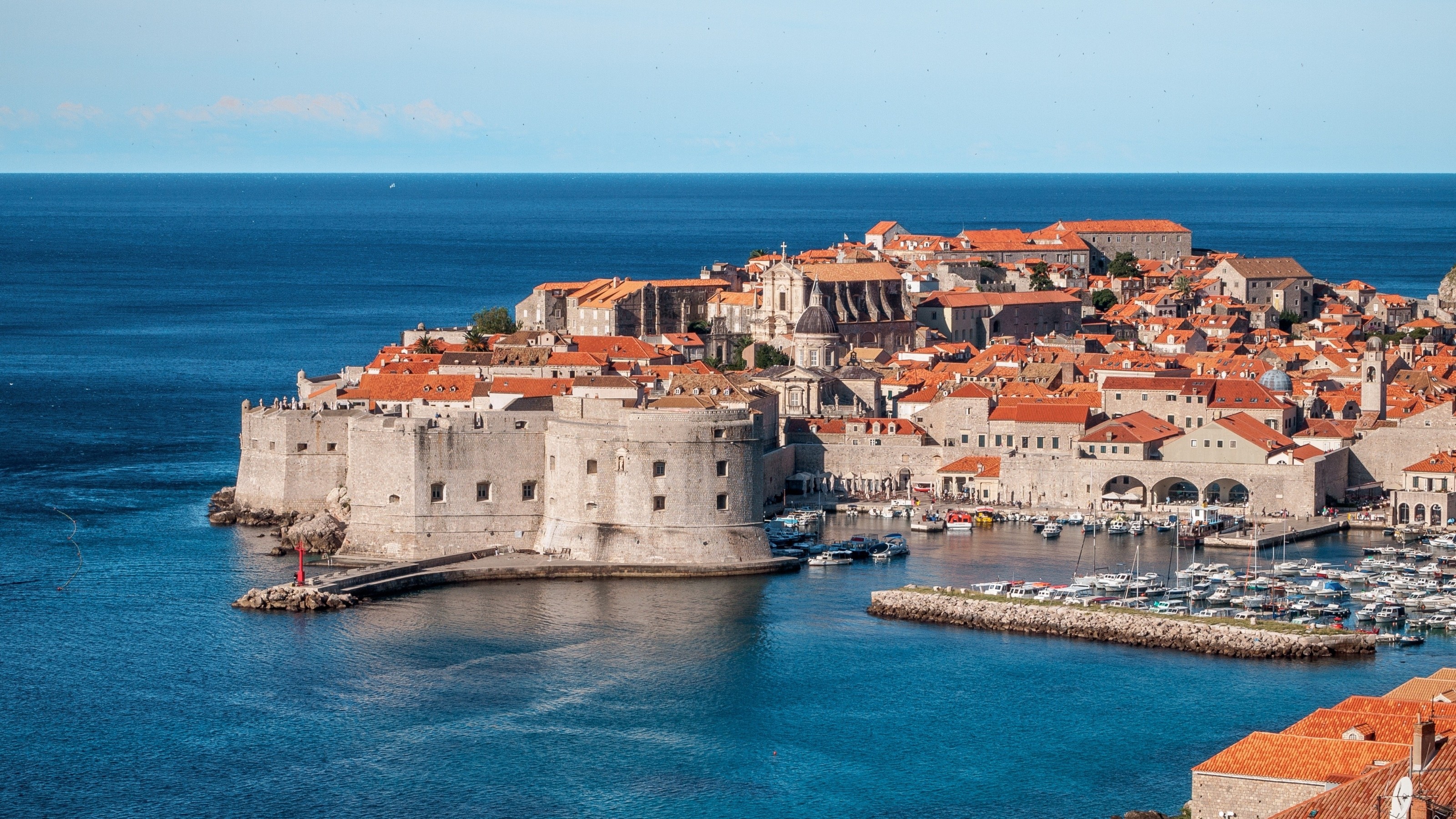 Dubrovnik, na Croácia, que dá vida à cidade fictícia de Porto Real, na série Game of Thrones. Foto: Visualhunt