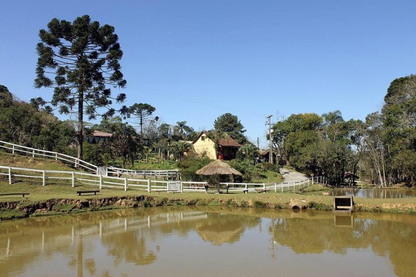 5 lugares perto de Curitiba que vão fazer você se sentir na fazenda Chácara Evíssima, em Almirante Tamandaré. Foto: divulgação