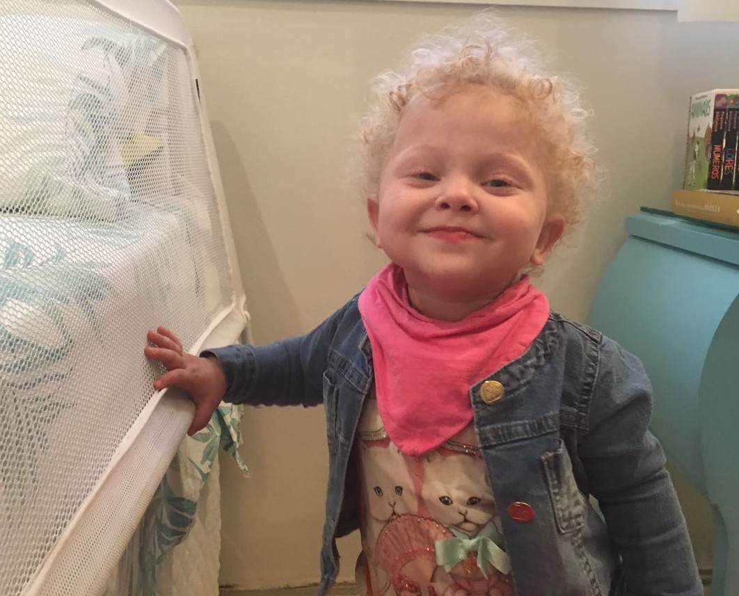 A pequena Julia já está com três anos | Foto: Arquivo pessoal A pequena Julia já está com três anos | Foto: Arquivo pessoal