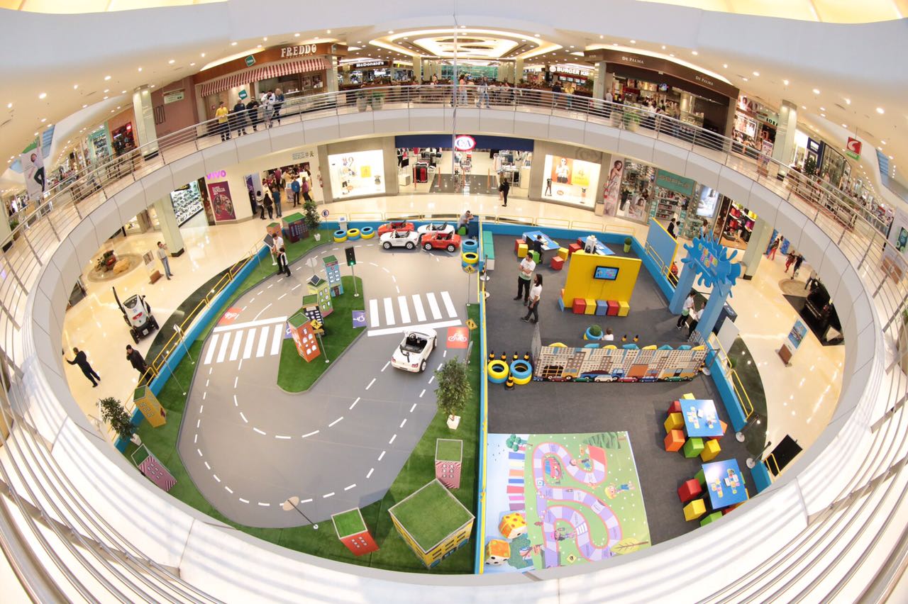 A minicidade está disponível no piso térreo do shopping. Foto: Divulgação A minicidade está disponível no piso térreo do shopping. Foto: Divulgação