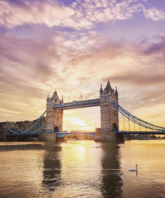 Tower Bridge, Londres. Fonte: @london / @oliverwheeldon Tower Bridge, Londres. Fonte: @london / @oliverwheeldon