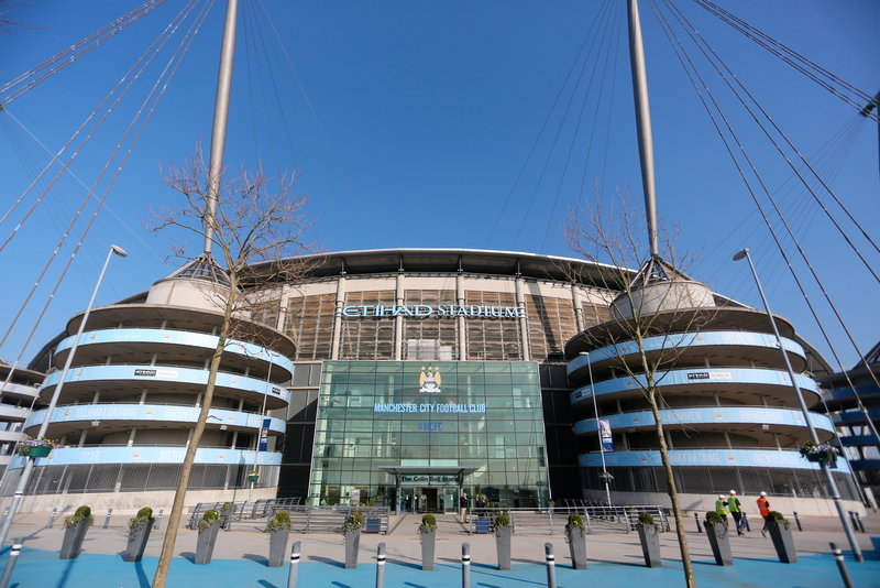 Etihad Stadium, casa do Manchester City, em Manchester, faz parte do roteiro. Foto: Divulgação
