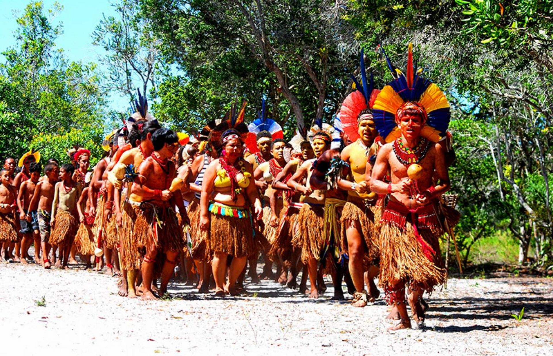 A Reserva Indígena Pataxó da Jaqueira, localizada a apenas 12 quilômetros do centro de Porto Seguro, preserva a história e os costumes dos índios que habitavam a região. Foto: divulgação. A Reserva Indígena Pataxó da Jaqueira, localizada a apenas 12 quilômetros do centro de Porto Seguro, preserva a história e os costumes dos índios que habitavam a região. Foto: divulgação.