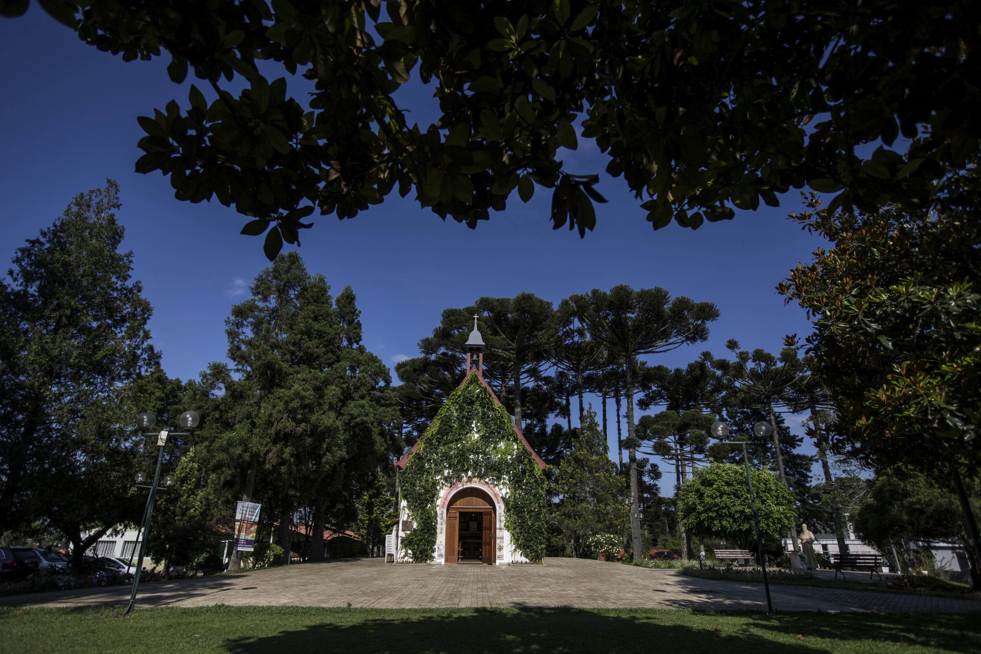 No Campo Comprido, Santuário de Schoenstatt recebe peregrinos de várias cidades do Paraná e até de fora do estado. Foto: Jonathan Campos/Gazeta do Povo