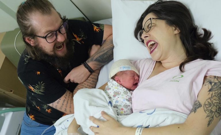 Os pais Arthur e Lana não tiveram tempo nem de realizar o chá de bebê para o Gabriel, mas estão felizes com a novidade. Foto: Arquivo pessoal/Lana Wigand