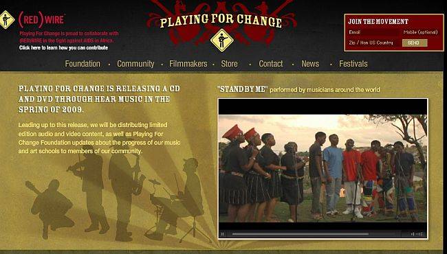 “Stand by me” – Playing for change