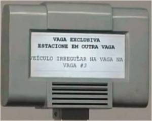 E se ao usar a vaga exclusiva uma máquina te desse uma bronca?