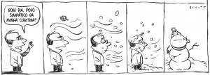 Tira publicada na edição de hoje da Gazeta do Povo