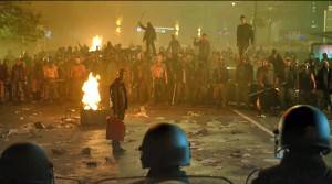 Metallica: Through the Never, derrapa na trama, mas acerta na performance da banda Ator Dane DeHaan protagoniza história apocalíptica que se passa durante show da banda (Foto: Divulgação)