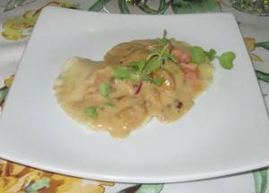 Sorrentine di buffala noci pere