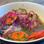 Vinagrete de  mariscos