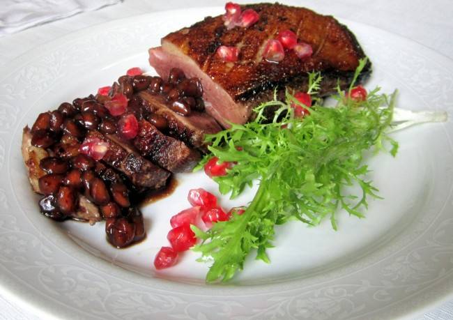 Magret ao molho de roma