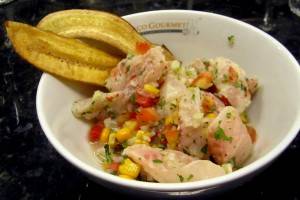 Ceviche de tilápia