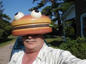 hamburger hat