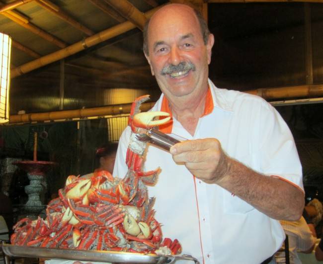 Otavio Tosin e os caranguejos