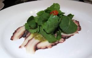 Carpaccio de polvo Alfredo