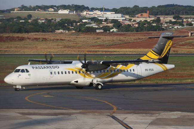 ATR-72-600 da Passaredo (Foto: Wikimedia Commons / YiFeiBot)