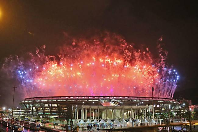 Cobertura Olimpíada Rio 2016 - ENCERRAMENTO DA OLIMPÍADA - Olimpíadas do Rio de Janeiro 2016, no Brasil. Encerramento da Olimpíada Rio 2016 no estádio Maracanã no Rio de Janeiro