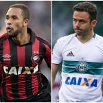 Site aponta melhores e piores de Atlético e Coritiba no BR; veja quem são Hernani e Juan: os melhores.