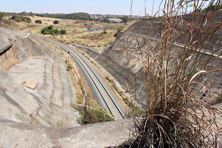Desperdício de dinheiro público: mato cresce em ferrovia que custou R$ 4,6 bilhões Lucio Vaz/Gazeta do Povo
