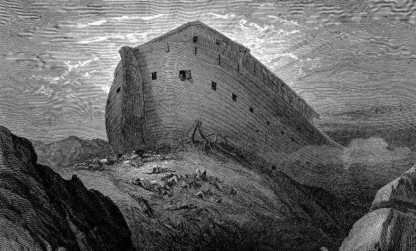 Detalhe de gravura de Gustave Doré sobre o Dilúvio: "ciência da criação" está em publicações acadêmicas, ainda que mal avaliadas. (Imagem: Reprodução)